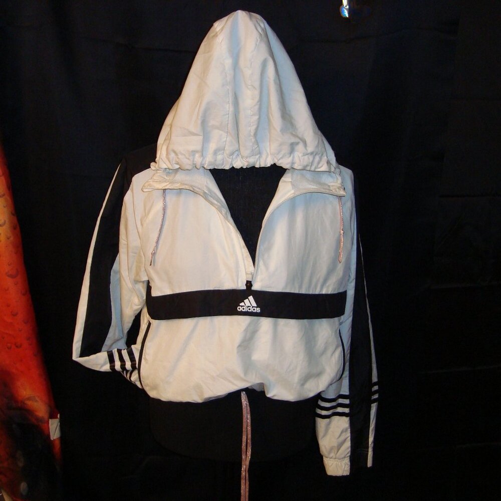 Adidas cropped windbreaker